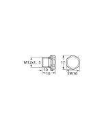 Pressure equalization element, 52041000