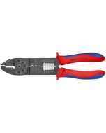 Crimping Pliers black lacquered with multi-component grips 240 mm, 97 32 240