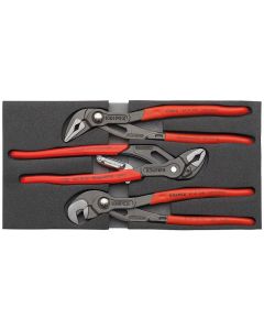 Water Pump Pliers Set 3 pliers in a foam tray, 00 20 01 V03