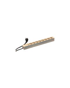 SOCKET STRIP SCHUKO 8WAY TRANS