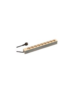 SOCKET STRIP SCHUKO 9WAY