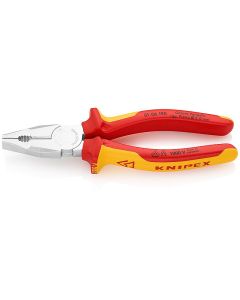 Combination Pliers chrome plated 190 mm, 01 06 190