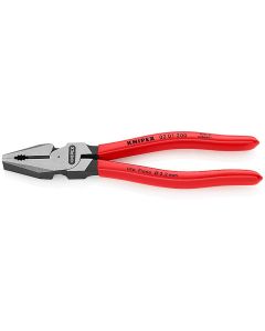 High Leverage Combination Pliers black atramentized plastic coated 200 mm, 02 01 200