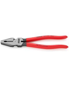 High Leverage Combination Pliers black atramentized plastic coated 225 mm, 02 01 225