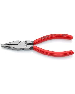 Needle-Nose Combination Pliers black atramentized plastic coated 145 mm, 08 21 145