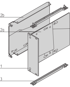 DRIVE UNIT 3U 8HP 1X31/2 FIX