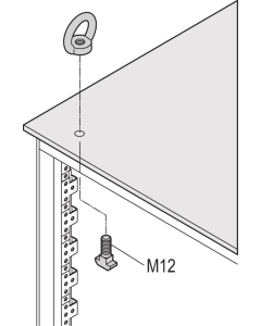 LIFTING EYES KIT M12 4PCS
