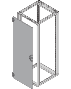 STEEL DOOR 12U 180DEG RAL7021