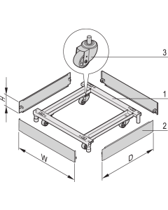 PLINTH MOBILE 600W 900D 7021