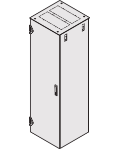 TOP COVER 600W 1100D C/OUT RAL7021