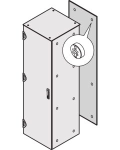 REAR PANEL 2200H 600W HF RAL7021