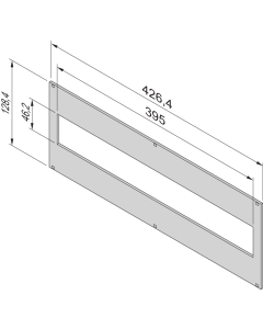 FRONT PANEL 3U 84HP CUT-OUT