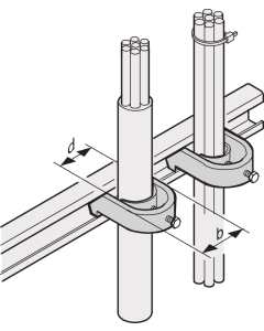 CABLE SUPPORT 22-26 10PCS