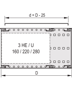 COVER PLATE EMC 84HP 475D 2PC