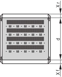 SHELF STAT.UNI.800W1000D 7021