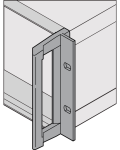 RATIOPAC PRO 19"BRACKET W.HANDLE 3/4U