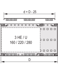 COVER PLATE EMC 63HP 235D 2PC