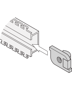 NUT SLIDE M6 F.C-RAIL 100PCS