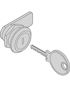 LOCK F.REAR PANEL 2PC