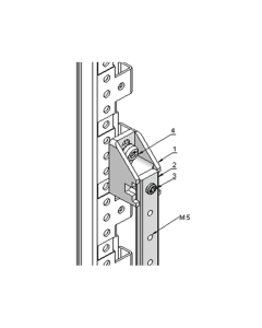 EARTHING BAR M5 1900MM-92 PTS