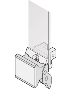 EXTR.HANDLE LP RAL7035 10PCS