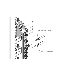 EARTHING RAIL 195MM-10PTS