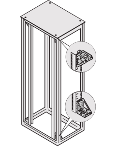 DEPTH MEMBER REDUC.BRKT.(4X)