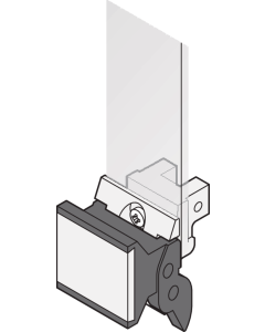 EXTR.HANDLE LP RAL9005 10PCS