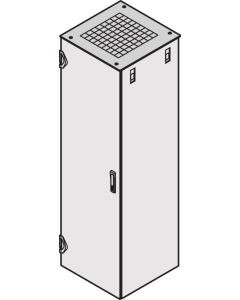 TOP COVER VENT.800W 1100D RAL7021