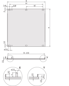 FRONT PANEL HF 4U 42HP