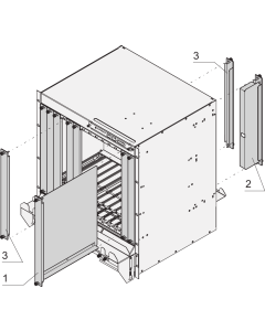 FILLER PANEL ALU 8U 6HP ATCA