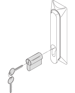 DIN CYLINDER INSERT 333