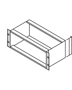 19 BRACKET 6U W.HDL ( 2PCS/KIT)