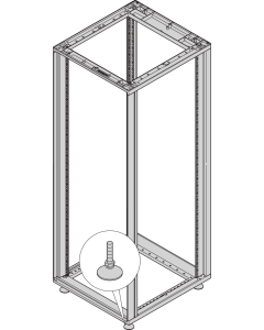 LEVELING FOOT KIT 400KG 4PCS