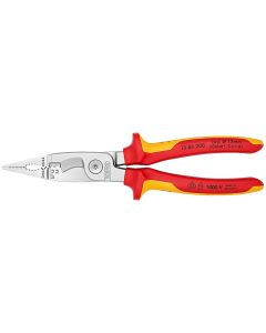 Pliers for Electrical Installation chrome plated 200 mm, 13 86 200