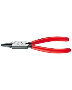 Round Nose Pliers black atramentized plastic coated 140 mm, 22 01 140