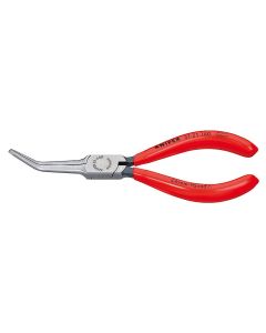 Flat Nose Pliers (Needle-Nose Pliers) black atramentized plastic coated 160 mm, 31 21 160