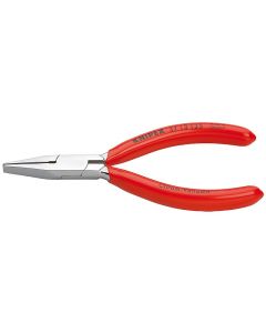 Flat Nose Pliers for precision mechanics chrome plated plastic coated 125 mm, 37 13 125