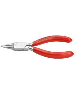 Flat Nose Pliers for precision mechanics chrome plated plastic coated 125 mm, 37 43 125