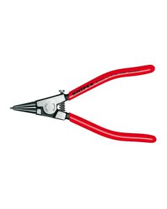 Circlip Pliers for grip rings on shafts black atramentized plastic coated 140 mm, 46 11 G1