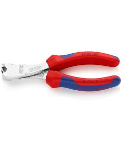 High Leverage End Cutting Nipper chrome plated with multi-component grips 140 mm, 67 05 140