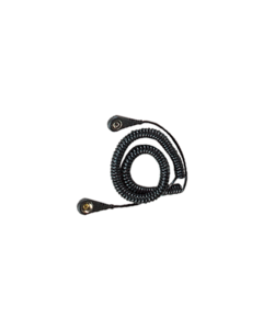 Grounding cable, 1.8 m, snap-on terminals 4.0/10 mm, 1.0 Mohm, 23.0.60334