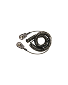 Grounding cable, 2.0 m, snap-on terminals 10/10 mm, 1.0 Mohm, 23.0.60225