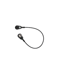 Grounding cable, 0.25 m, 10 mm snap-on terminal, without resistor, 23.0.60272