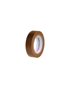 Insulating tape, 15 mm, 10 m, brown, 710-00107