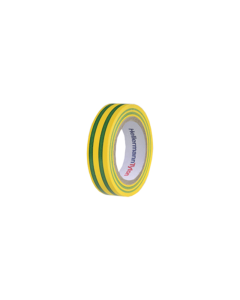 Insulating tape, 15 mm, 10 m, green-yellow, 710-00106