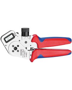 Four-Mandrel Crimping Pliers for turned contacts chrome plated 195 mm, 97 52 63 DG