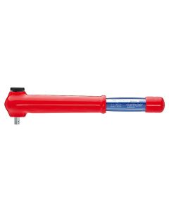 Torque Wrench with driving square, reversible 385 mm, 98 43 50