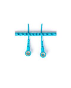 Spiralsnor 1,8m med 10mm - 10mm trykknappkobling