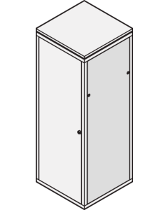 SIDE PANEL 29U 800D LOCKABLE